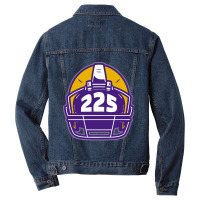 Retro Football Helmet 225 Area Code Baton Rouge Louisiana Football Men Denim Jacket | Artistshot