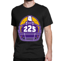 Retro Football Helmet 225 Area Code Baton Rouge Louisiana Football Classic T-shirt | Artistshot