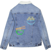 Classic Ramen Noodles Classic Unisex Sherpa-lined Denim Jacket | Artistshot