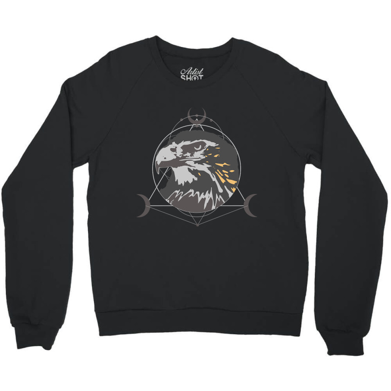 Eagle Sacred Geometry (2) Crewneck Sweatshirt by mckeebeckett3l9yxd | Artistshot