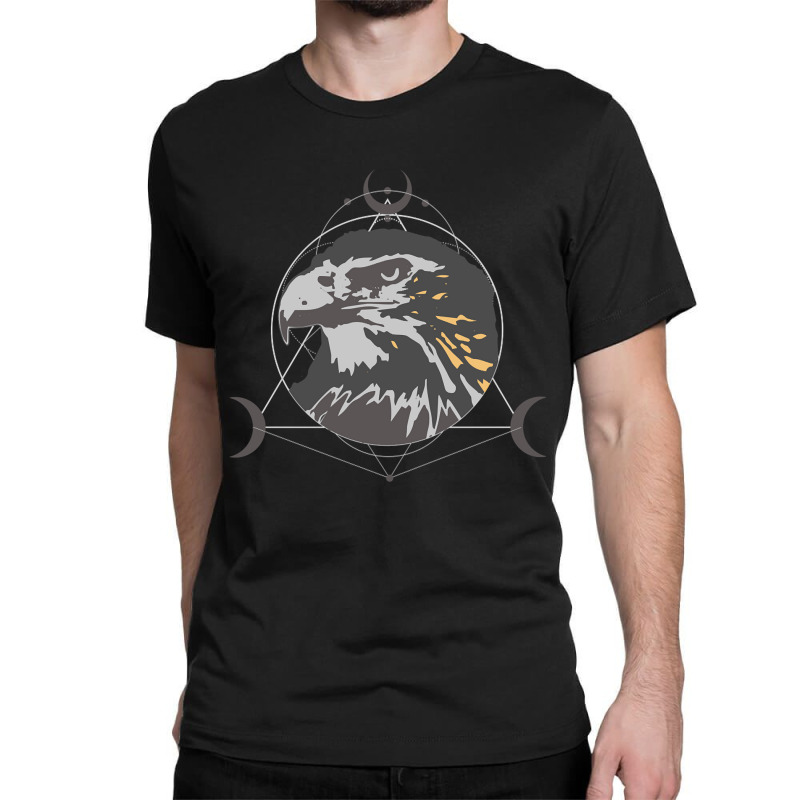 Eagle Sacred Geometry (2) Classic T-shirt by mckeebeckett3l9yxd | Artistshot