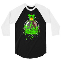 Lyme Disease Awareness - Believe Ornament Christmas 3/4 Sleeve Shirt | Artistshot