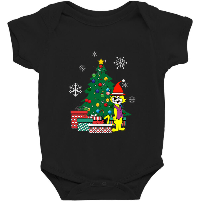 Top Cat Around The Christmas Tree  Top Cat Baby Bodysuit | Artistshot