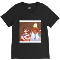 Klance - Ponyo (lamp) Chiffon Top V-neck Tee | Artistshot