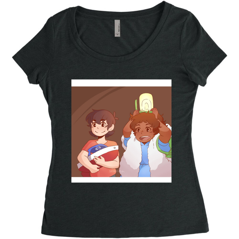 Klance - Ponyo (lamp) Chiffon Top Women's Triblend Scoop T-shirt by AYESHAJOHNSON | Artistshot