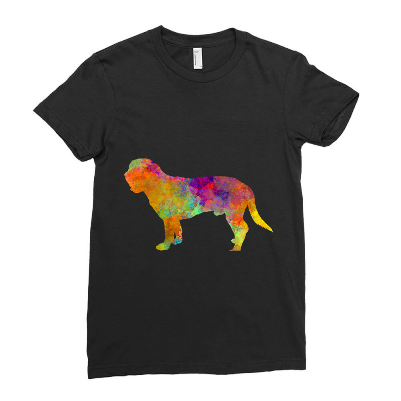 Hanoverian Scenthound In Watercolor Ladies Fitted T-Shirt by Sierra Dennis | Artistshot