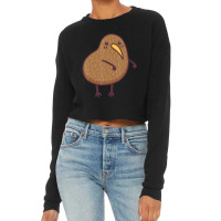 Funny Kiwi Bird Flossing Floss Dance Pose Cute Cropped Sweater | Artistshot