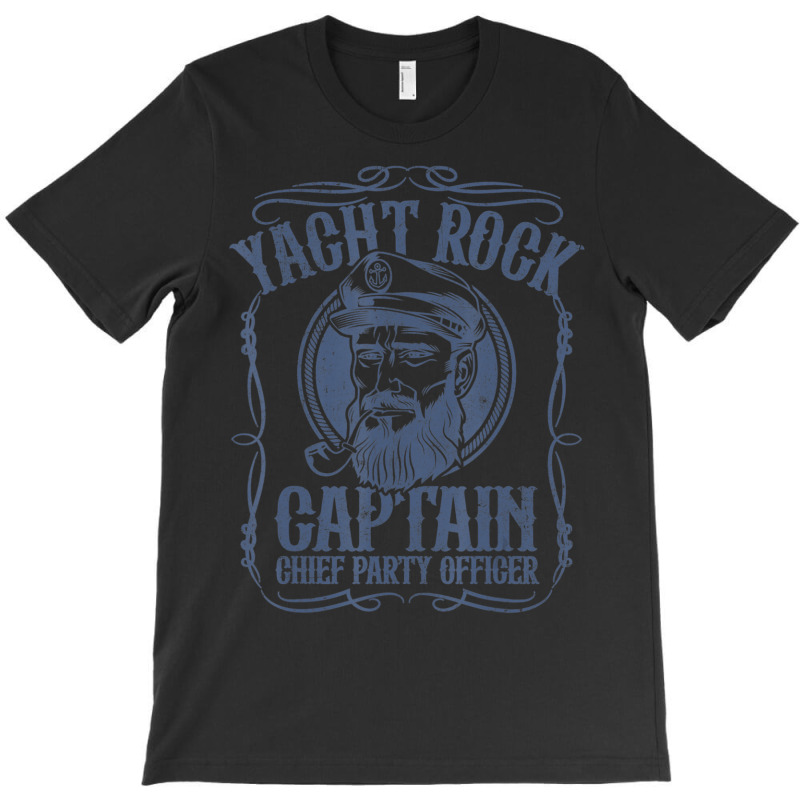 Yacht Rock Captain Pontoon Boat Party Music Boating T-shirt | Artistshot