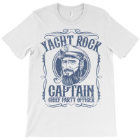 Yacht Rock Captain Pontoon Boat Party Music Boating T-shirt | Artistshot