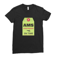 Ams Amsterdam Style Ladies Fitted T-shirt | Artistshot