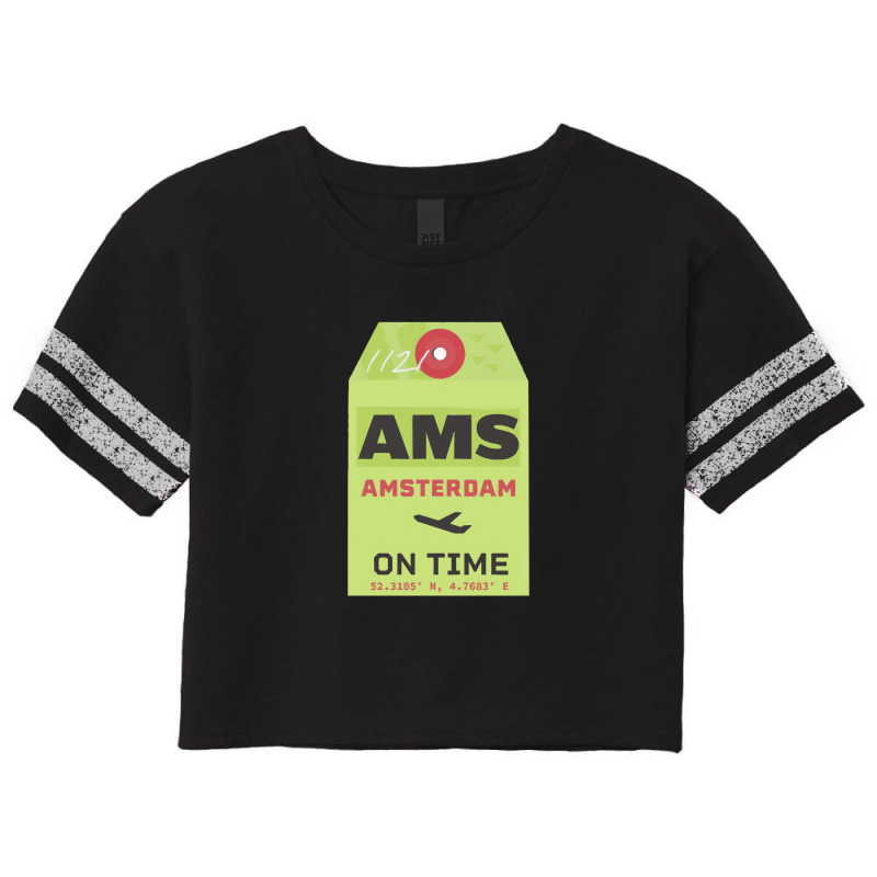 Ams Amsterdam Style Scorecard Crop Tee by MelindaBouwman | Artistshot