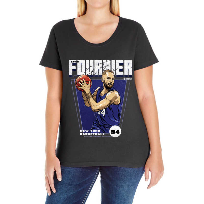 Evan Fournier Premiere Ladies Curvy T-Shirt by TresaHollen | Artistshot