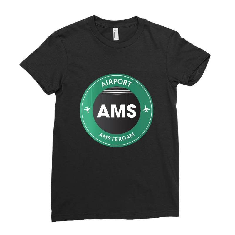 Amsterdam Gift Ladies Fitted T-Shirt by MelindaBouwman | Artistshot