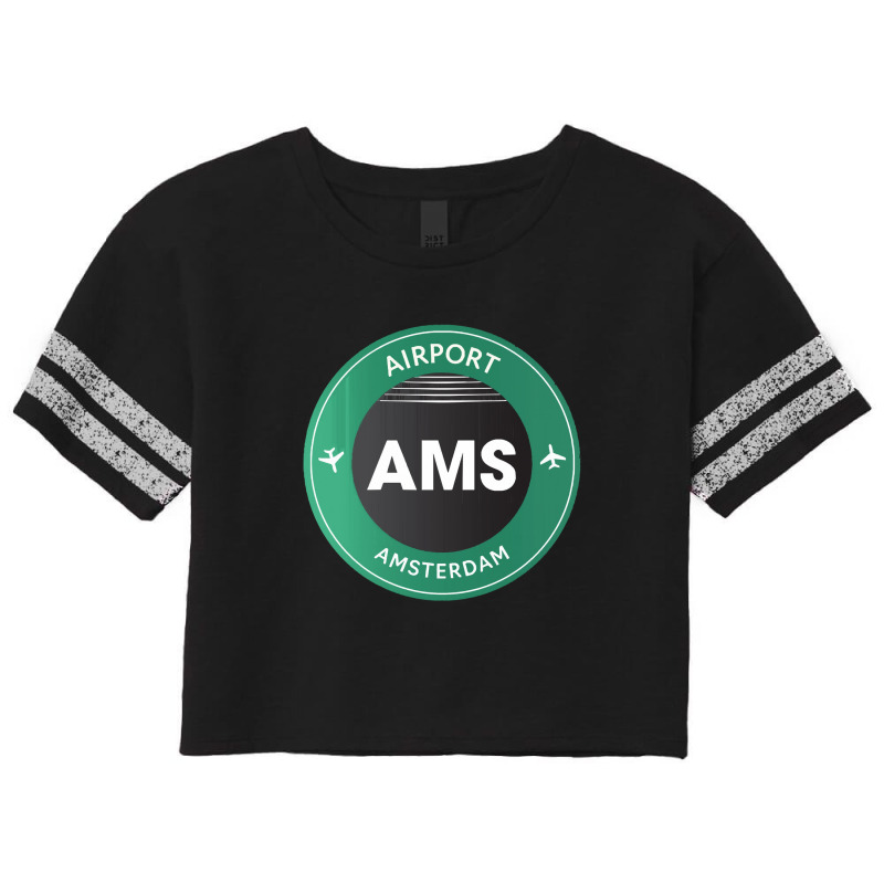 Amsterdam Gift Scorecard Crop Tee by MelindaBouwman | Artistshot