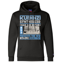 Kuehnzi Analog Synthesizer Vintage Japan Ad Retro Champion Hoodie | Artistshot