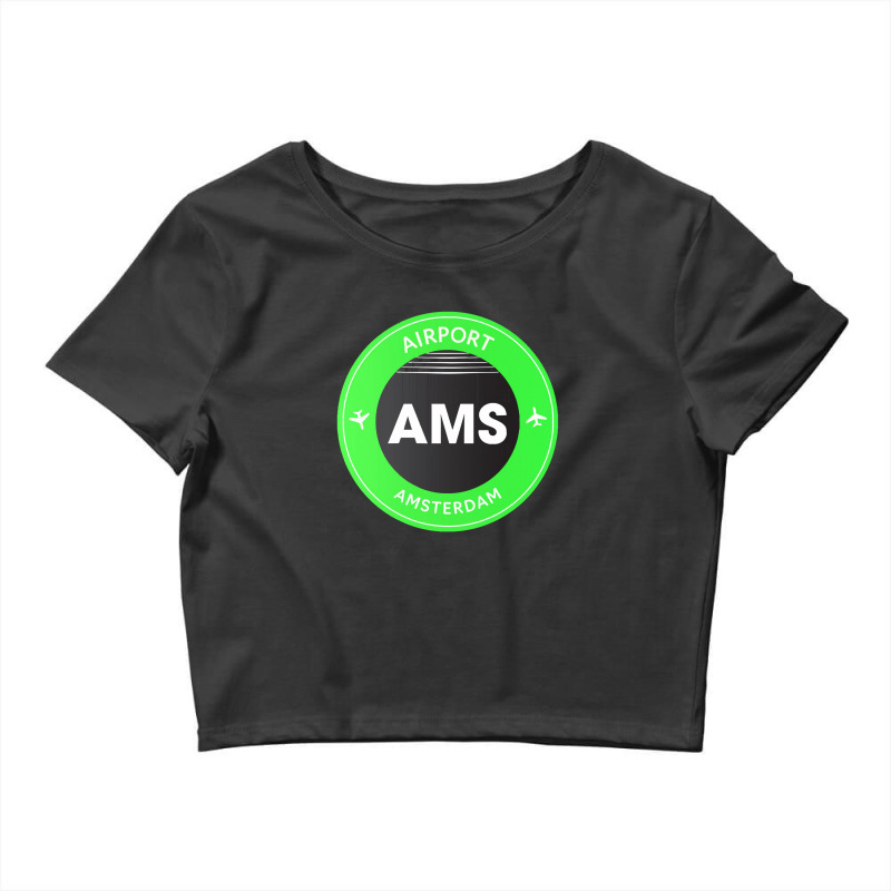 Amsterdam Green Crop Top by MelindaBouwman | Artistshot