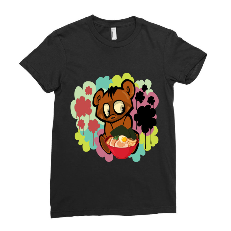 Ponyo Ham Classic Ladies Fitted T-Shirt by AYESHAJOHNSON | Artistshot