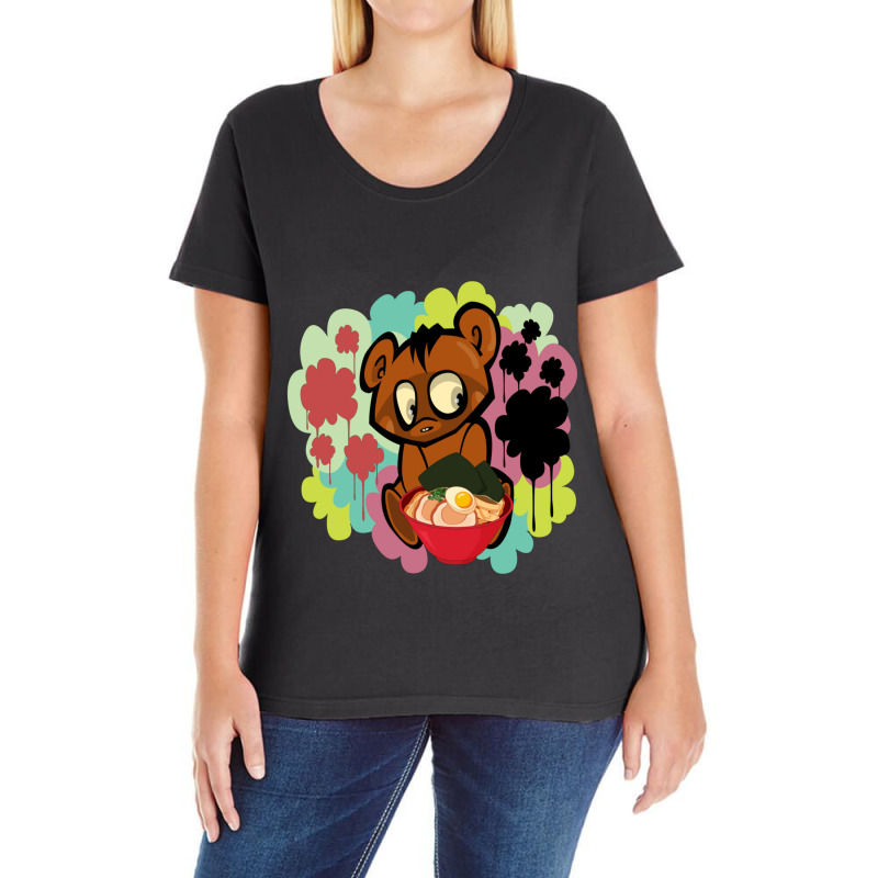 Ponyo Ham Classic Ladies Curvy T-Shirt by AYESHAJOHNSON | Artistshot