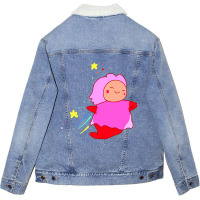 Anime Fish Girl  Classic Unisex Sherpa-lined Denim Jacket | Artistshot