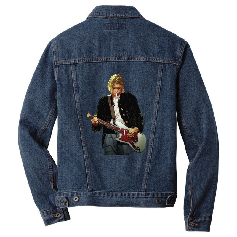 K U R T Cobain Men Denim Jacket. By Artistshot