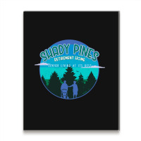 Shady Pines Retirement Home In Miami, Florida Metal Print Vertical | Artistshot