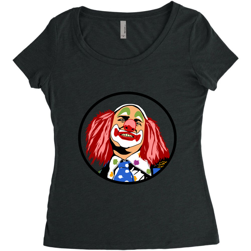 Shakes The Clown (v2) Women's Triblend Scoop T-shirt by Box Bingham | Artistshot