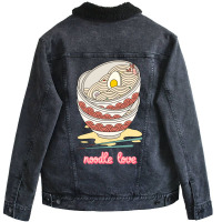 Ponyo Ramen Noodles  Classic Unisex Sherpa-lined Denim Jacket | Artistshot