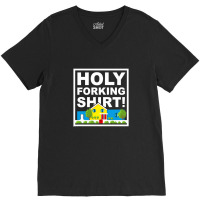 Holy Forking V-neck Tee | Artistshot