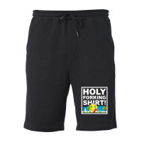 Holy Forking Fleece Short | Artistshot