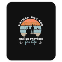 Father And Son Fishing Partners For Life Dad Son Fishing Premium Mousepad | Artistshot