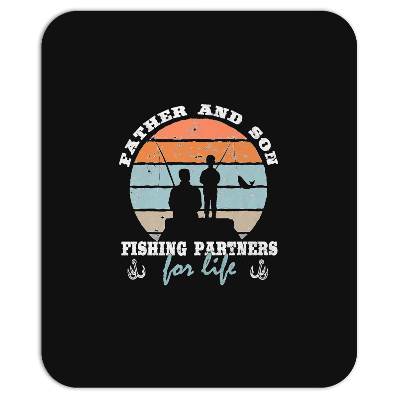 Father And Son Fishing Partners For Life Dad Son Fishing Premium Mousepad | Artistshot