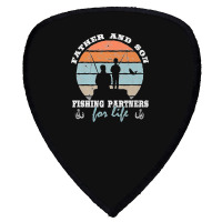 Father And Son Fishing Partners For Life Dad Son Fishing Premium Shield S Patch | Artistshot