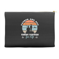 Father And Son Fishing Partners For Life Dad Son Fishing Premium Accessory Pouches | Artistshot