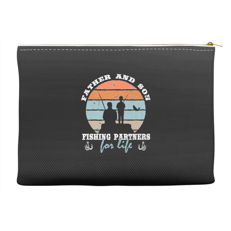 Father And Son Fishing Partners For Life Dad Son Fishing Premium Accessory Pouches | Artistshot