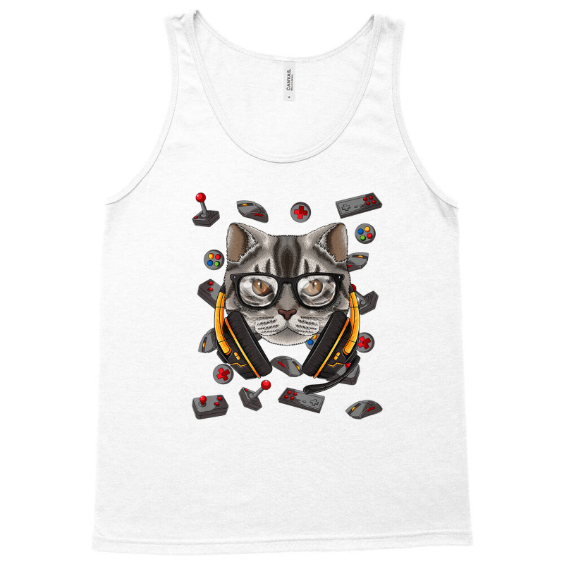 Gamer American Shorthair Gaming Video Game Player Boys Kids Tank Top by mccuteoraleer | Artistshot