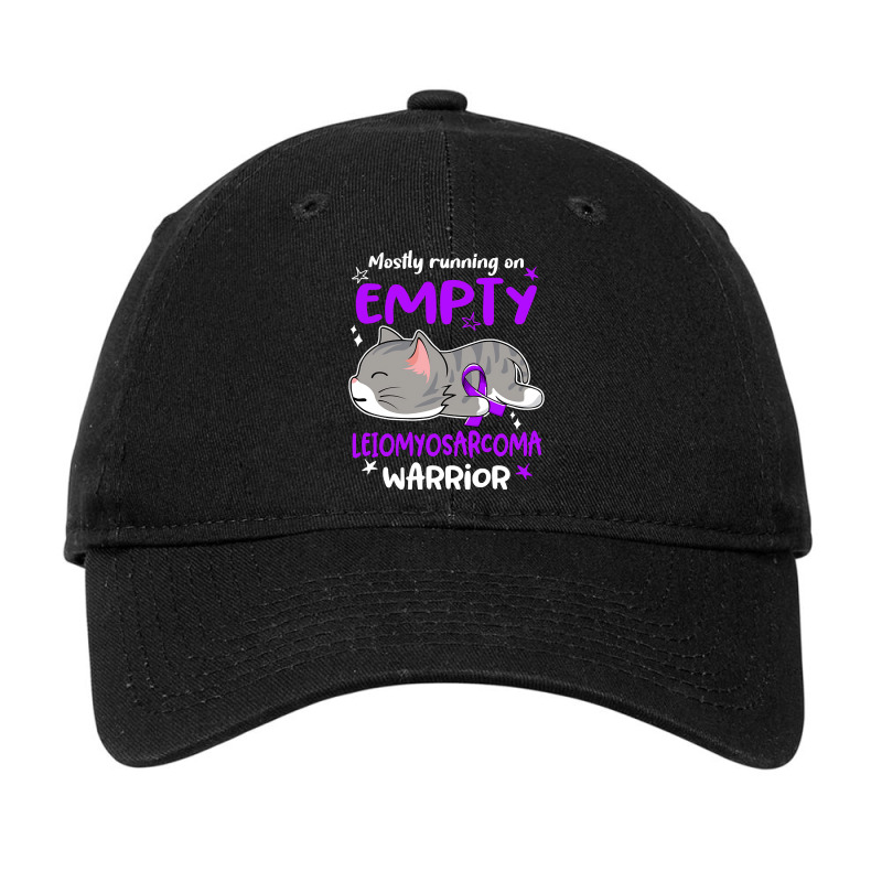 Mostly Running On Empty Leiomyosarcoma Warrior-rhkcd Adjustable Cap by lykhongduong9enev3 | Artistshot