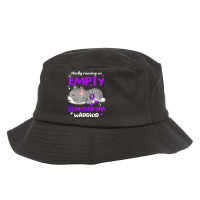 Mostly Running On Empty Leiomyosarcoma Warrior-rhkcd Bucket Hat | Artistshot