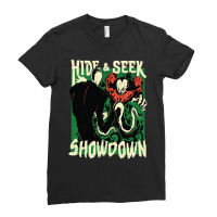 Horror Hide Seek Showdown Ladies Fitted T-shirt | Artistshot