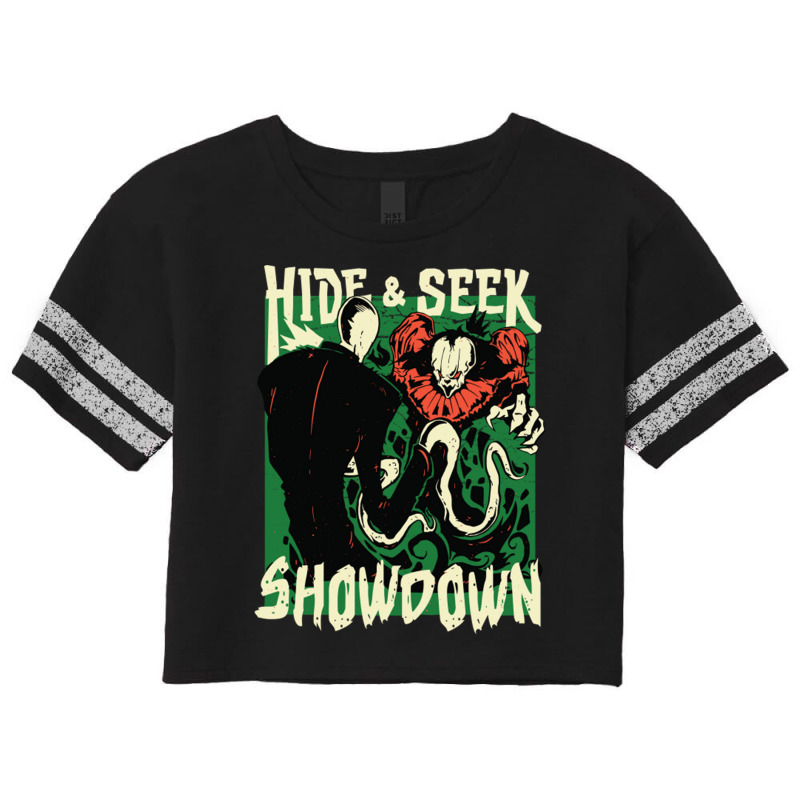 Horror Hide Seek Showdown Scorecard Crop Tee by SandraDelpha | Artistshot