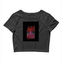 Scream Bloody Gore Album Art By Death Graphic Crop Top | Artistshot