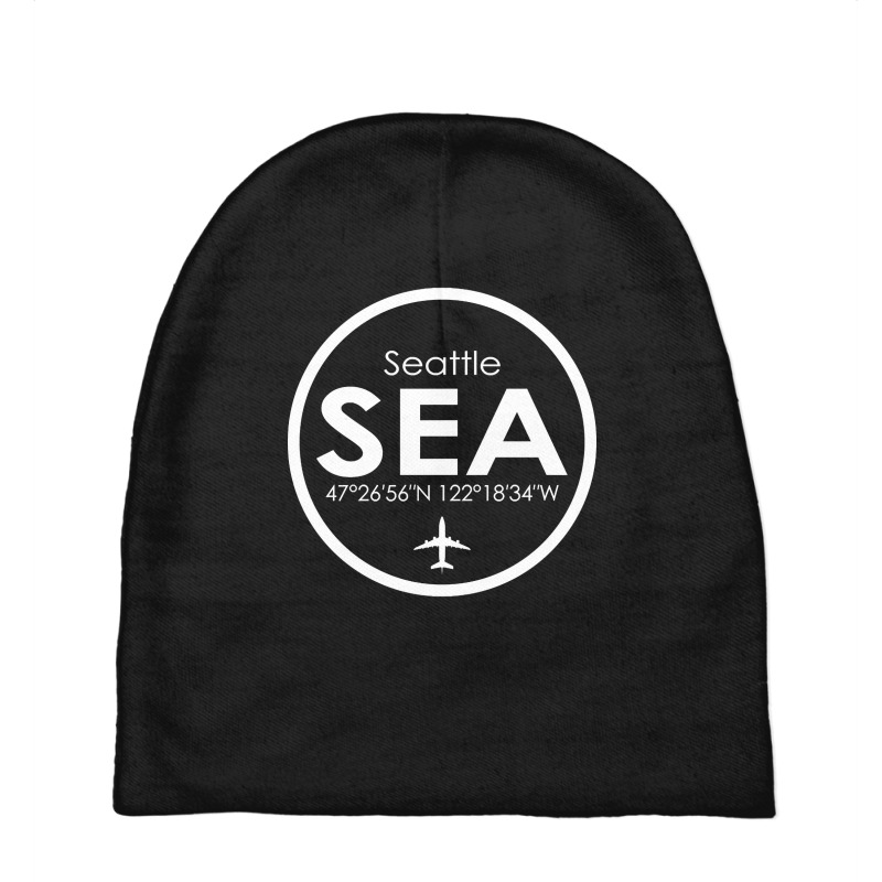 Sea, Seattle-tacoma International Airport Baby Beanies by greggjvandervor | Artistshot