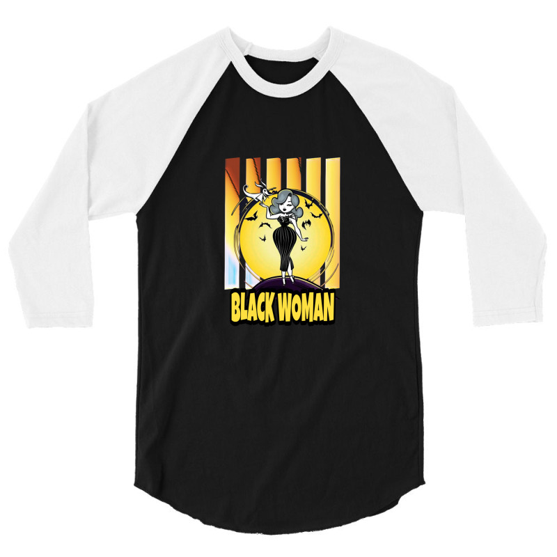 Black Woman 3/4 Sleeve Shirt by TonyTester | Artistshot