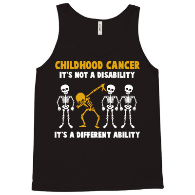 Childhood Cancer Awareness T  Shirt Childhood Cancer Awareness It's No Tank Top Designed By Nschmidt95