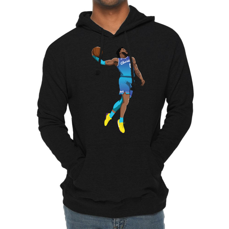 Miles Bridges Dunk Lightweight Hoodie | Artistshot