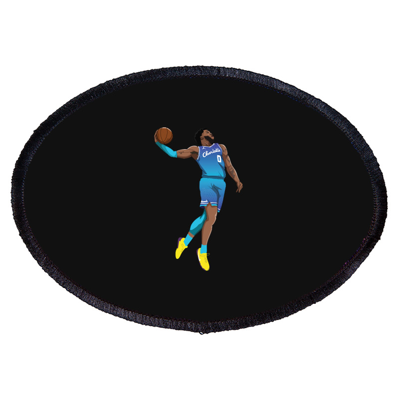 Miles Bridges Dunk Oval Patch | Artistshot