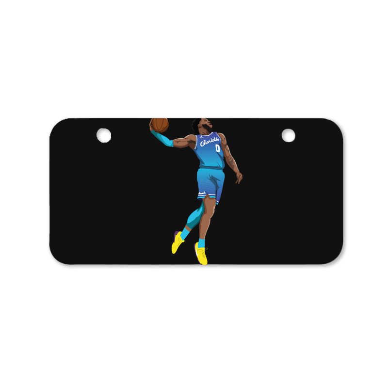 Miles Bridges Dunk Bicycle License Plate | Artistshot