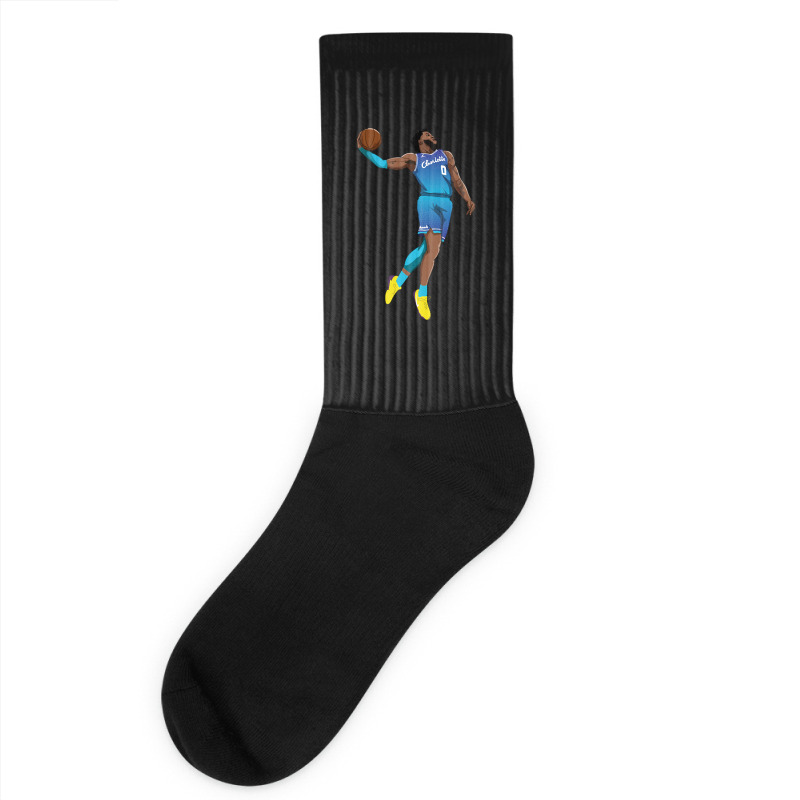 Miles Bridges Dunk Socks | Artistshot