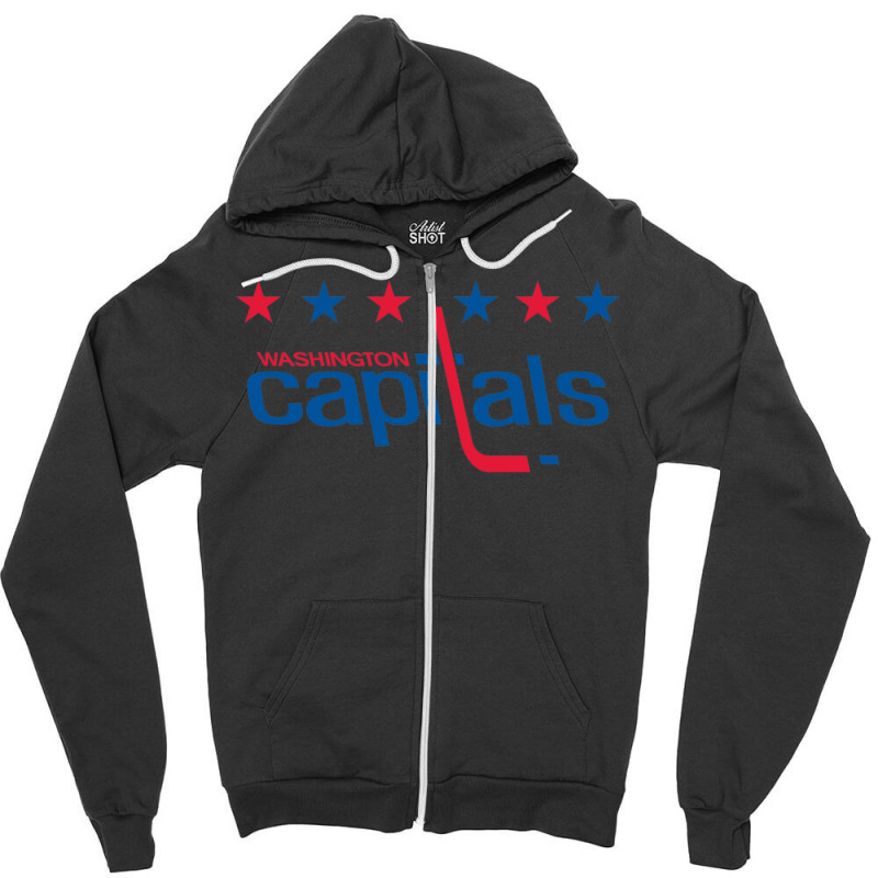 Capitals Merch Zipper Hoodie by SoniaAlt | Artistshot