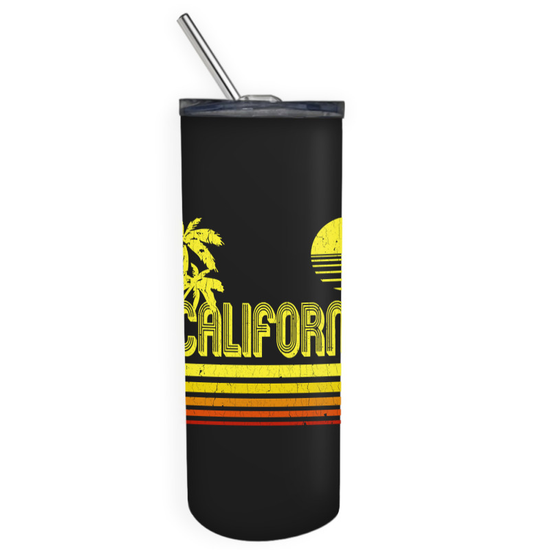 Vintage California (distressed Look) (2) Skinny Tumbler | Artistshot