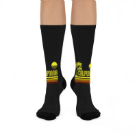 Vintage California (distressed Look) (2) Crew Socks | Artistshot